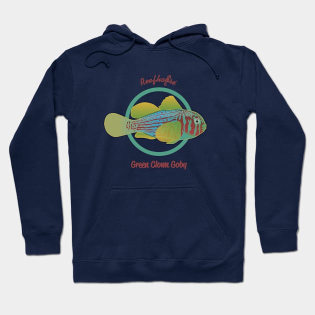 Green Clown Goby Hoodie by Reefhorse